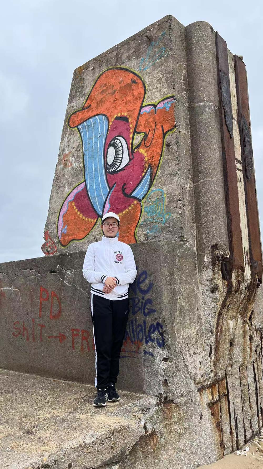 蒋芳华在楠泰尔大学校园中的日常瞬间